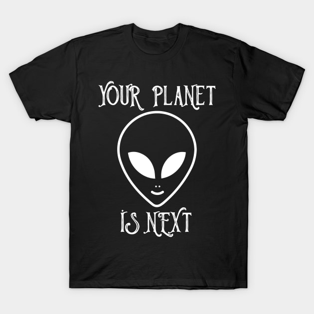 Alien Attack T-Shirt by Dojaja